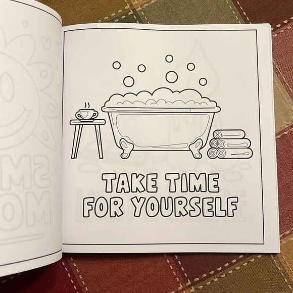 Brand New 24-Color Dual Tip Brush Markers Pen Set & Self-Care Coloring Books - Picture 7 of 16